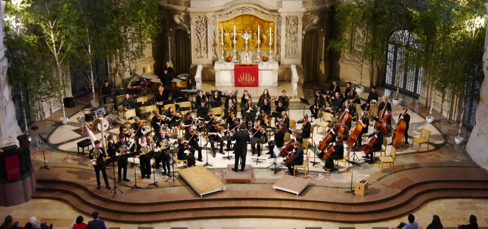 Dresdner Jugendsinfonieorchester im Konzert mit ukrainischen Schülern