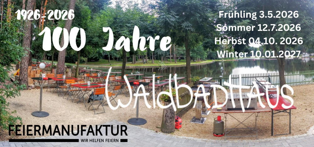 100 Jahre Waldbadhaus Jubiläumsfeier - Frühlingserwachen