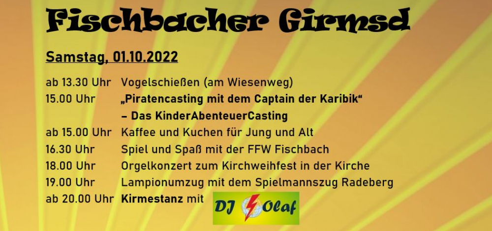 Fischbacher Kirmes 2022