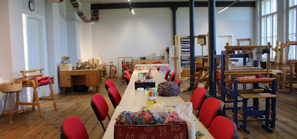 Offene Webwerkstatt in der Webschule Großschönau