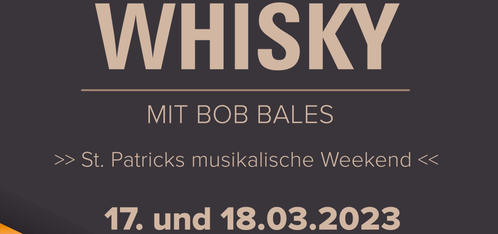 Whisky Abend mit Whisky-Experte Bob Bales inkl. Büffet