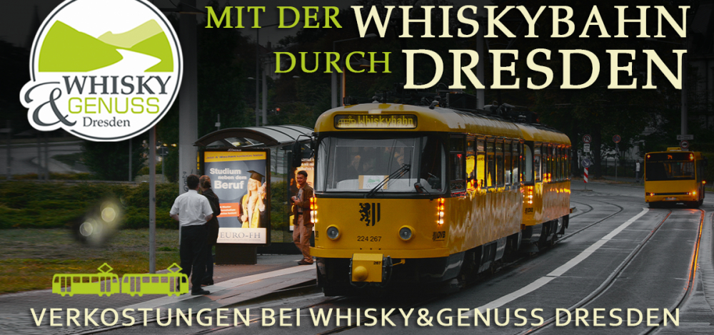 Mit der Whiskybahn durch Dresden – ´Asiatischer Whisky´