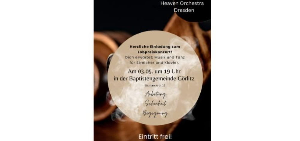 Lobpreisabend mit Instrumentalmusik