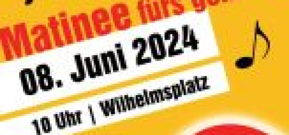 "Matinee fürs gehathe" mit Wolfsland-Kommissar "Butsch" auf dem Wilhelmsplatz