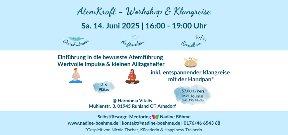AtemKraft - Workshop & Klangreise