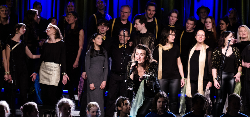 Popchorlaboration – Präsentationskonzert des Steinhaus-Popchors (Sitzkonzert)