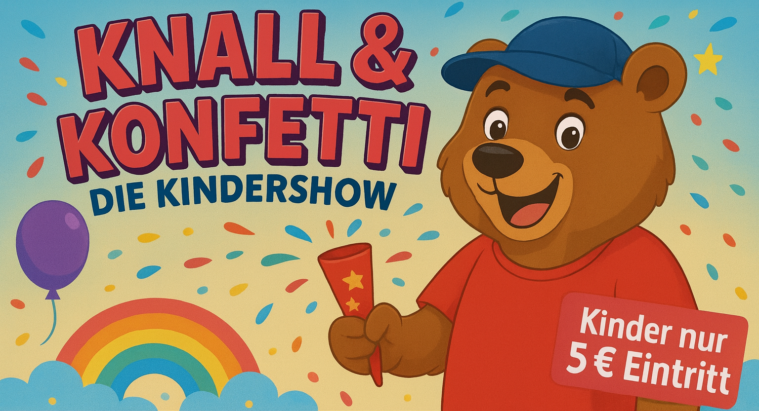 KNALL & KONFETTI - Die Kindershow mit Jonny Künzel