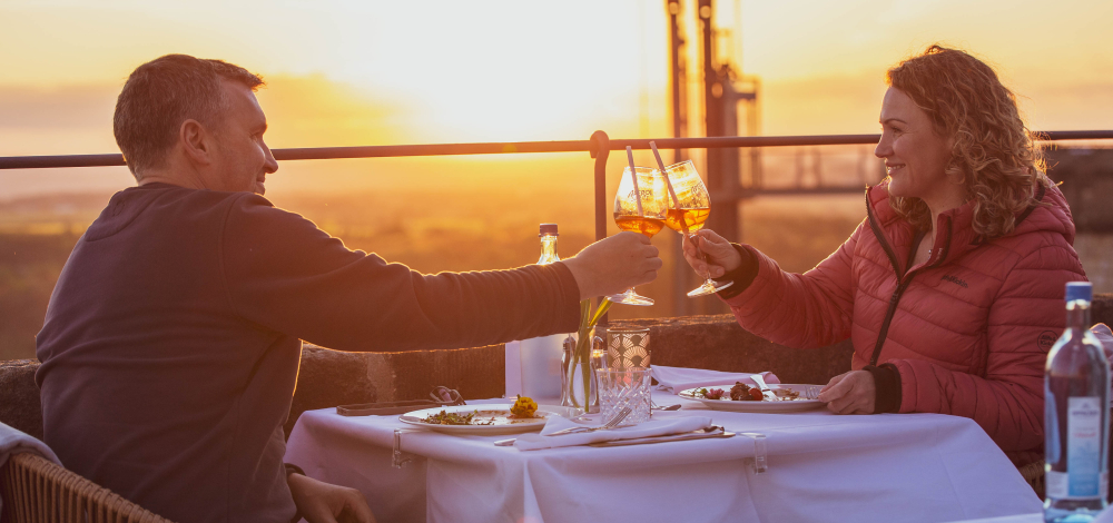 Sunset Dinner & Abendführung mit Weinprobe