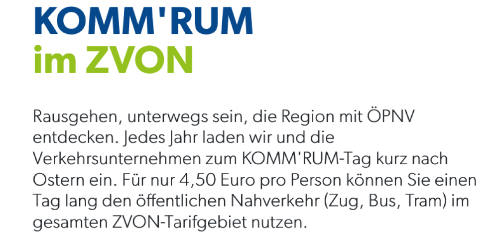 ZVON KOMM´Rum Tag 2026