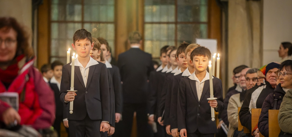 Dresdner Kreuzchor singt zur Vesper