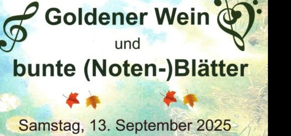 Herbstkonzert mit dem Männerchor Dresden-Striesen e.V. und Gastchor aus Dänemark