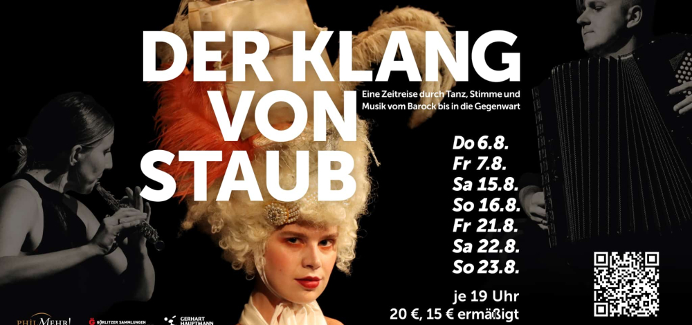 Der Klang von Staub: Eine Zeitreise durch Tanz, Stimme und Musik vom Barock bis in die Gegenwart