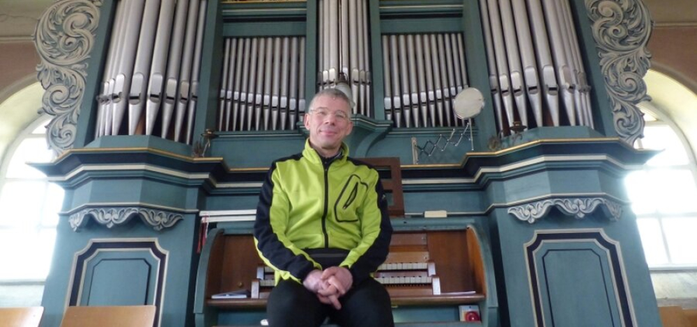 Orgelkonzert mit dem Fahrradkantor Martin Schulze