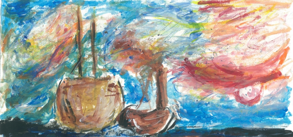 Blick in`s Atelier von Jutta Grezinger