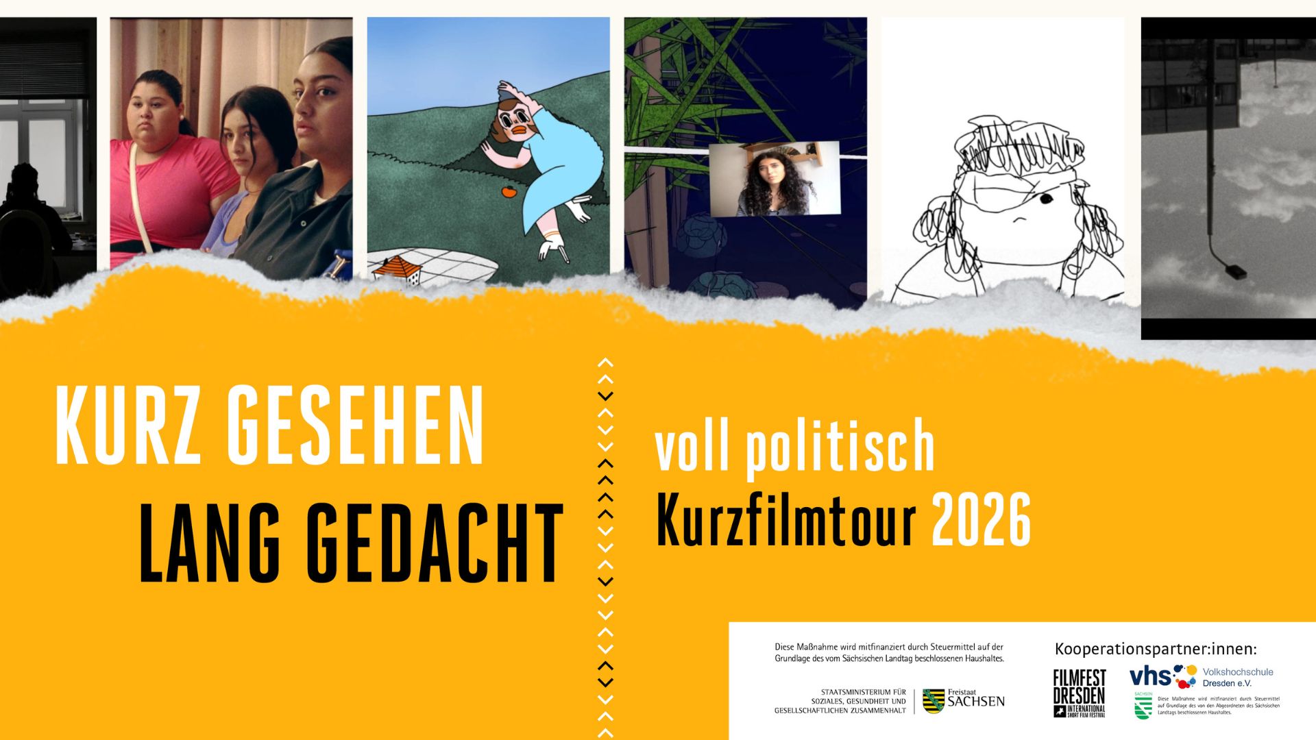 Kurz gesehen - Lang gedacht: voll politisch Kurzfilmtour