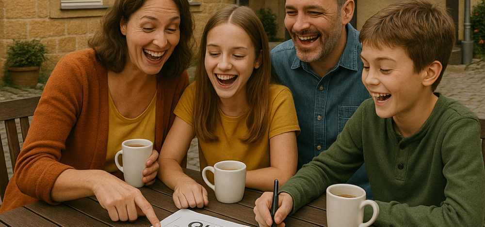 Familienquiz im Café Tante