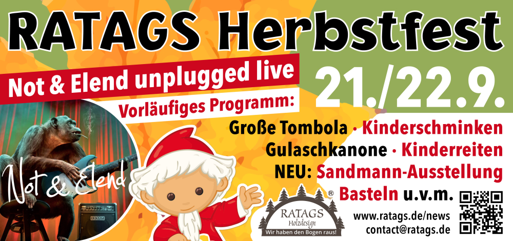 RATAGS HERBSTFEST am 21. und 22. September 2024