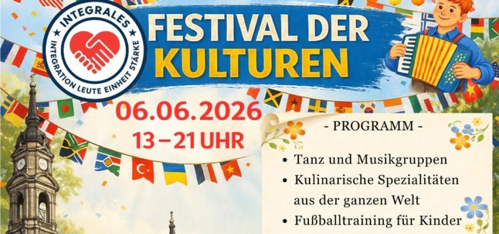 "Festival der Kulturen" am 06.06.2026 in der Trinitatiskirche