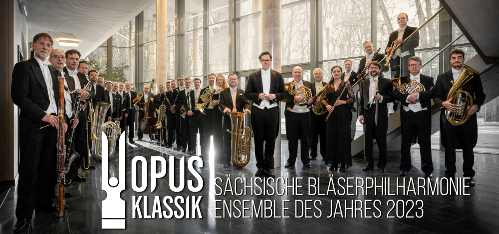OPUS Klassik Preisträgerkonzert der Sächsischen Bläserphilharmonie in der Frauenkirche Dresden