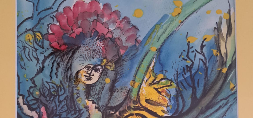 Kunst und Kaffee in der Ausstellung „Herzflattern“ - "Herzflattern und Frühlingserwachen"