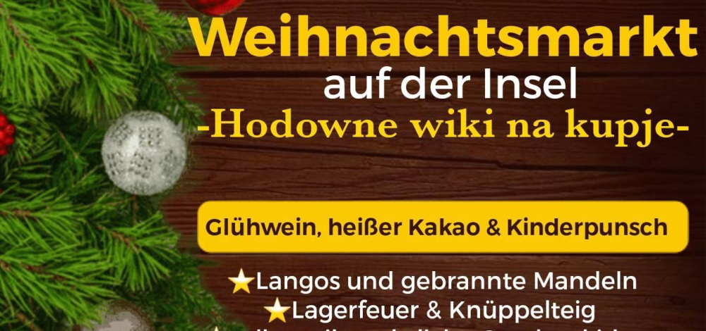 Weihnachtsmarkt auf der Insel Radibor / Hodowne wiki na kupje Radwor