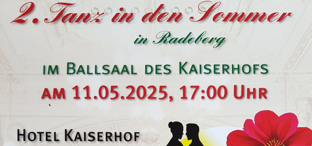 2. Tanz in den Sommer im Kaiserhof Radeberg