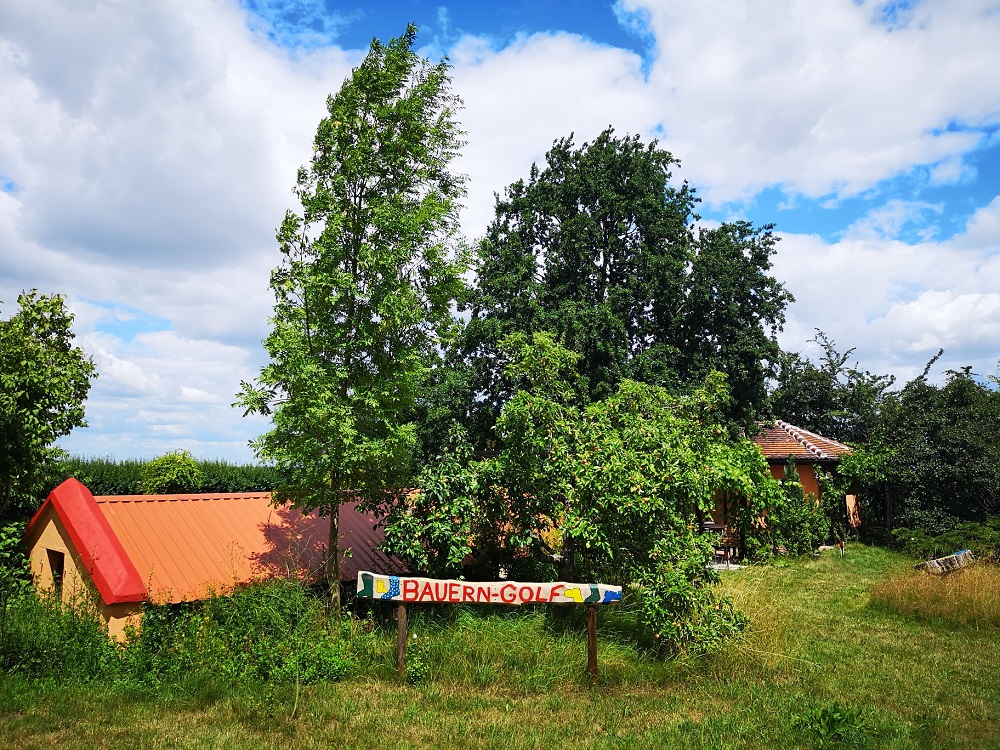 Bauerngolf - lustiges Stiefel-Zielwerfen