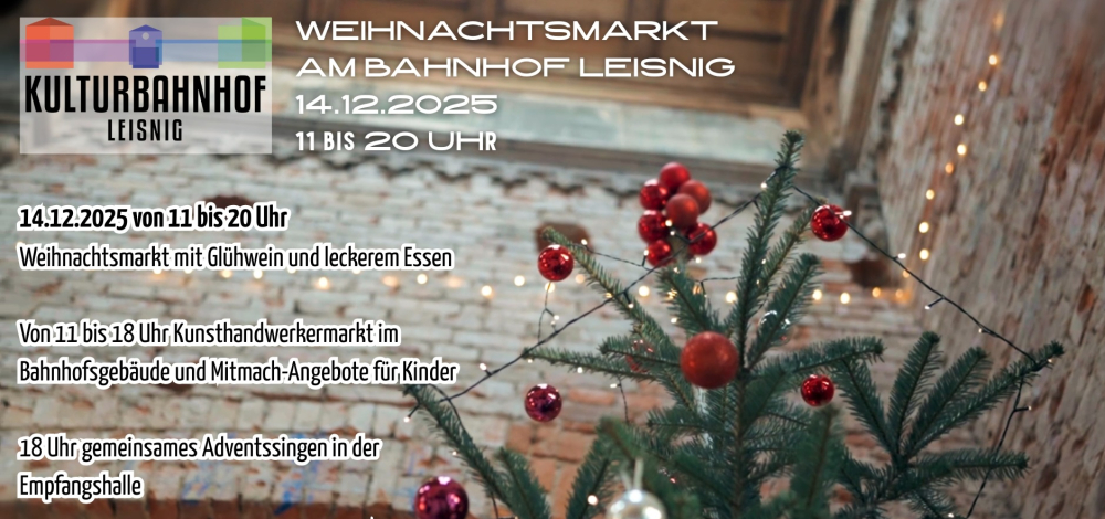 WEIHNACHTSMARKT AM BAHNHOF