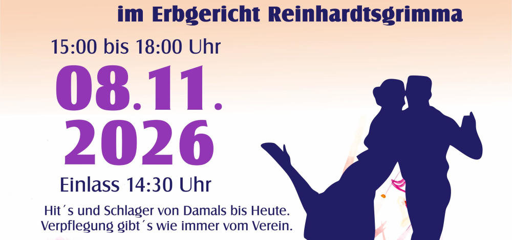 Tanz am Sonntag Nachmittag mit Mario Holtzhauer