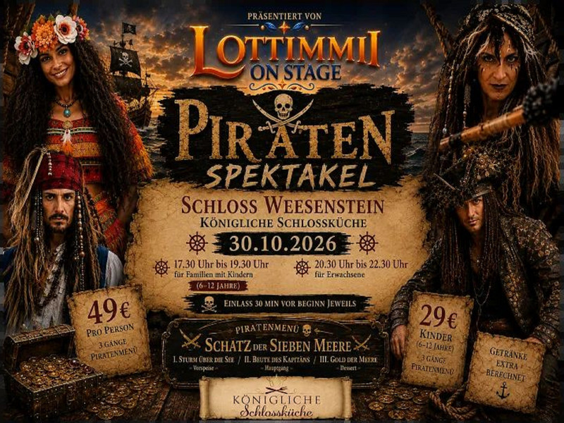 Piratenspektakel im Schloss Weesenstein