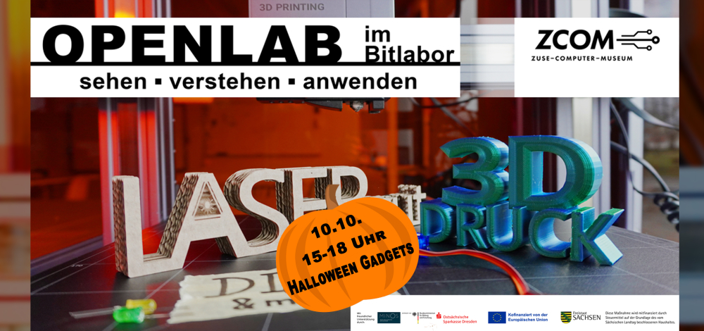 Open Lab: 3D-Druck, Lasercutting und Co.