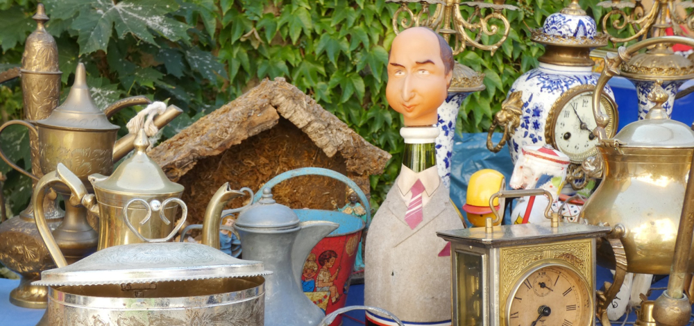 Trödelmarkt in der Oschatzer Innenstadt