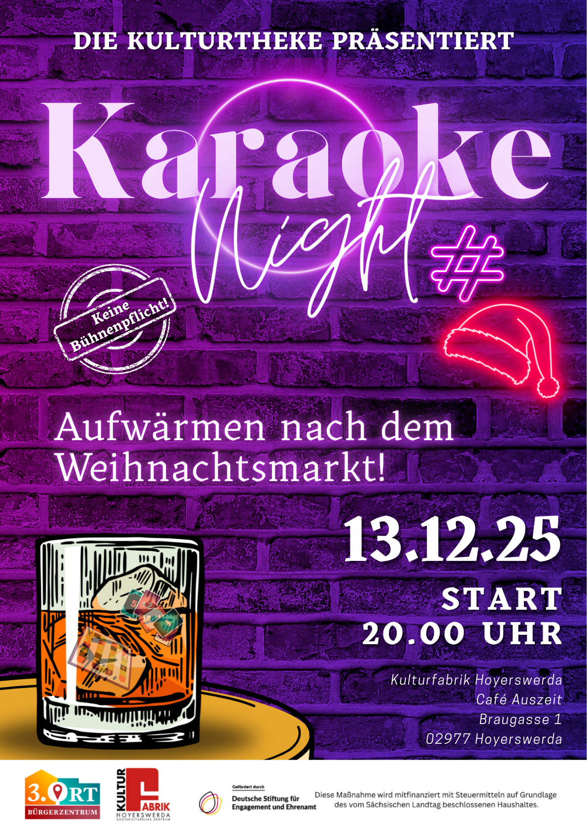 Karaoke Night zum Weihnachtsmarkt
