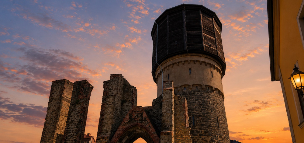 Abendzauber: Bautzens Gassen und die Mönchskirchruine & Wasserturm