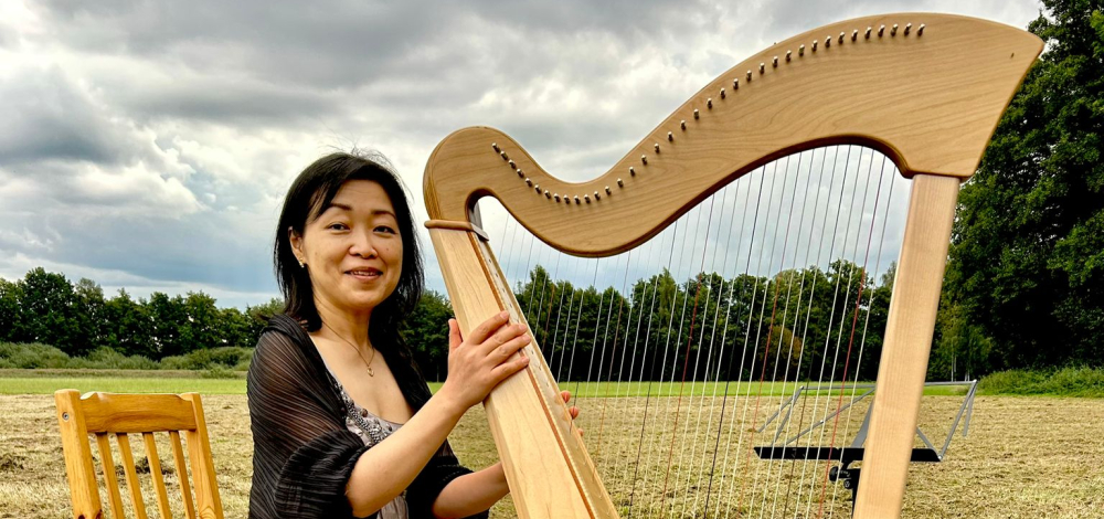 Kunst und Musik am Teich