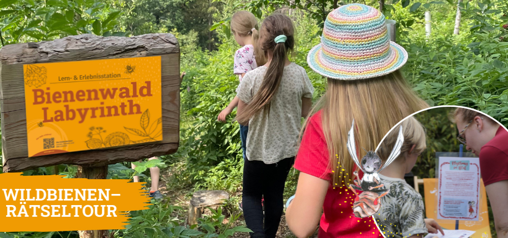 „Wusstest du, dass… ?!“ – Wildbienen-Klugscheißer-Parcours im Bienenwald