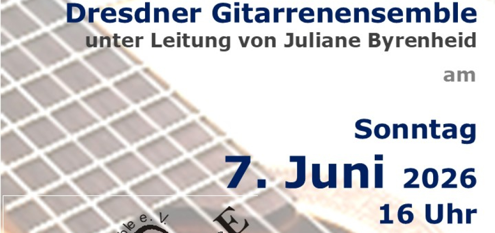 Konzert mit dem Dresdner Gitarrenensemble