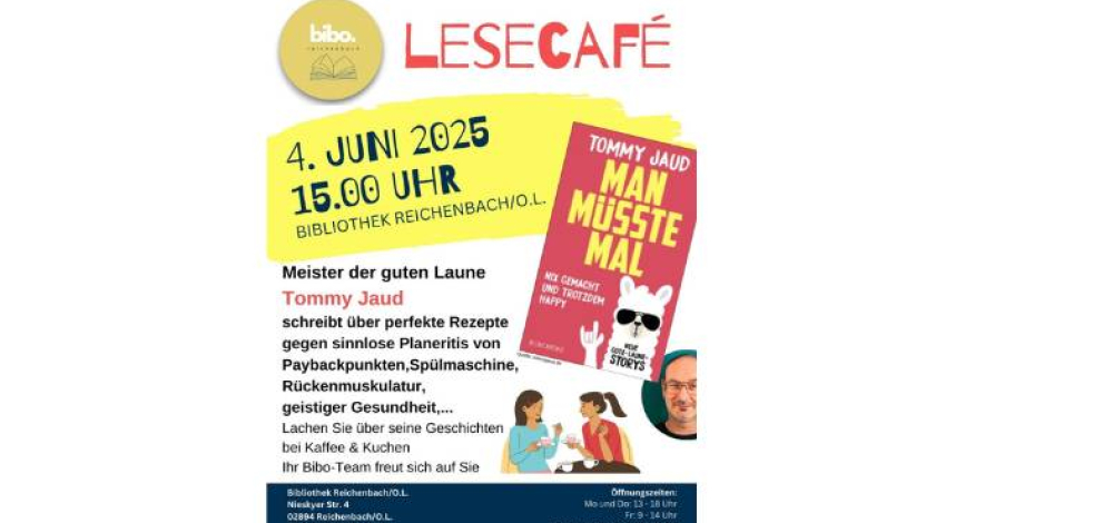 Lesecafé "Man müsste mal"