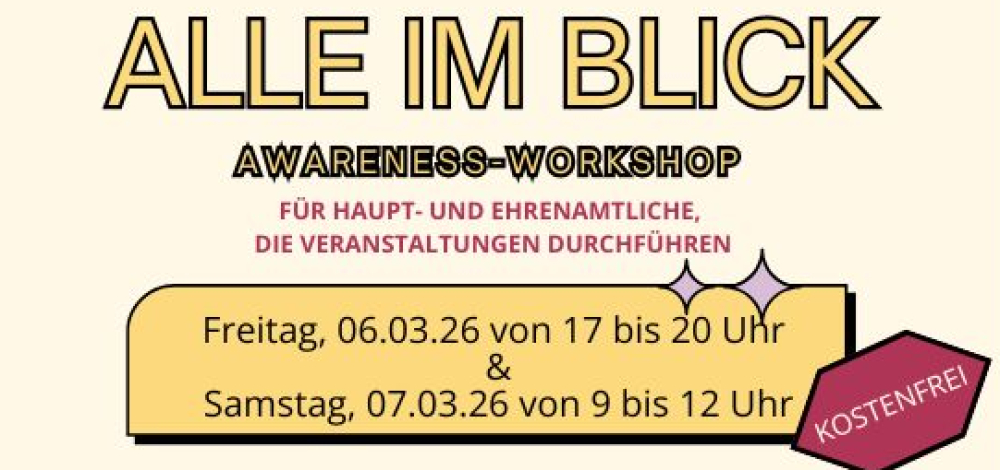 Alle im Blick: Awareness-Workshop