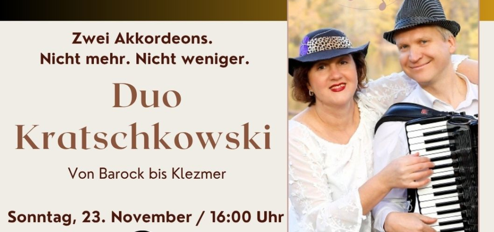 Duo Kratschkowski – von Barock bis Klezmer