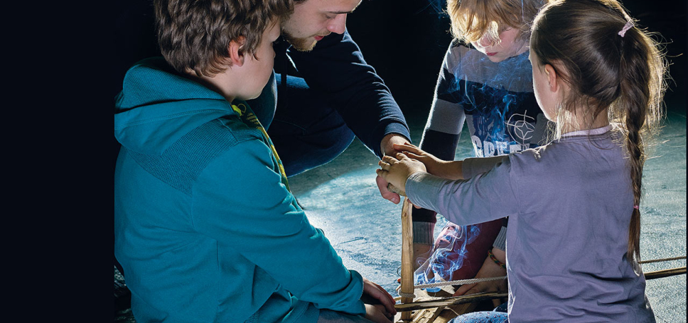 Experimentelle Archäologie im Museumsgarten