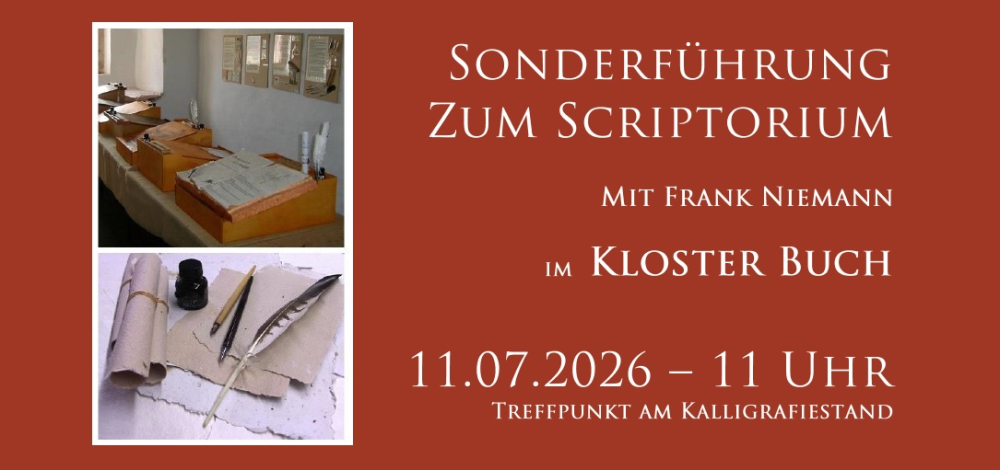 Sonderführung zum Scriptorium