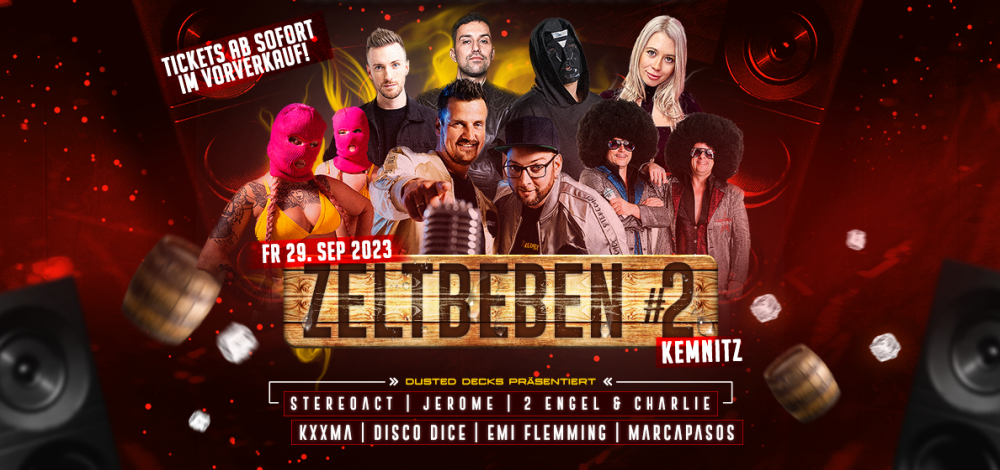 Zeltbeben Kemnitz - Das DJ Event zum Oberlausitzer Oktoberfest