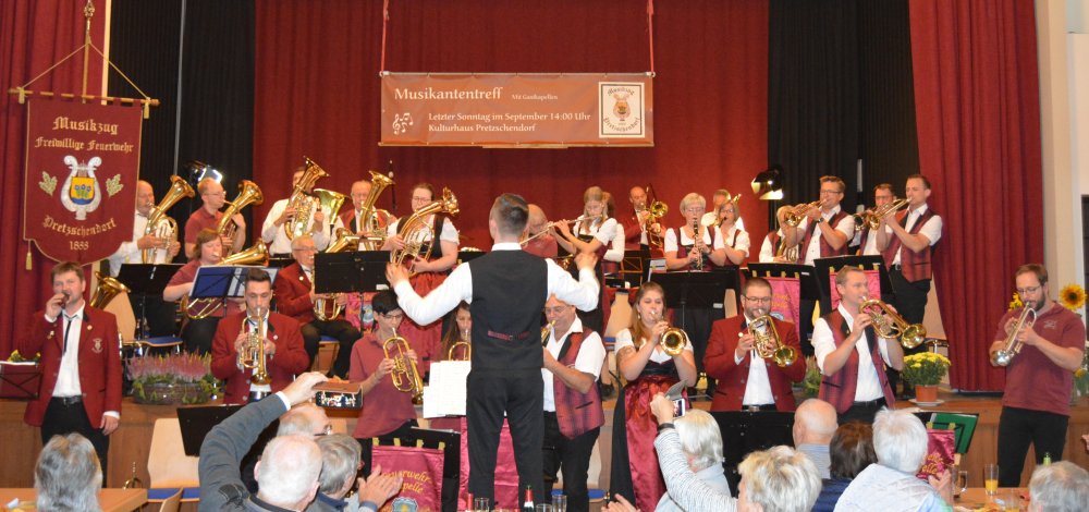 Musikantentreff der Blasmusik in Pretzschendorf