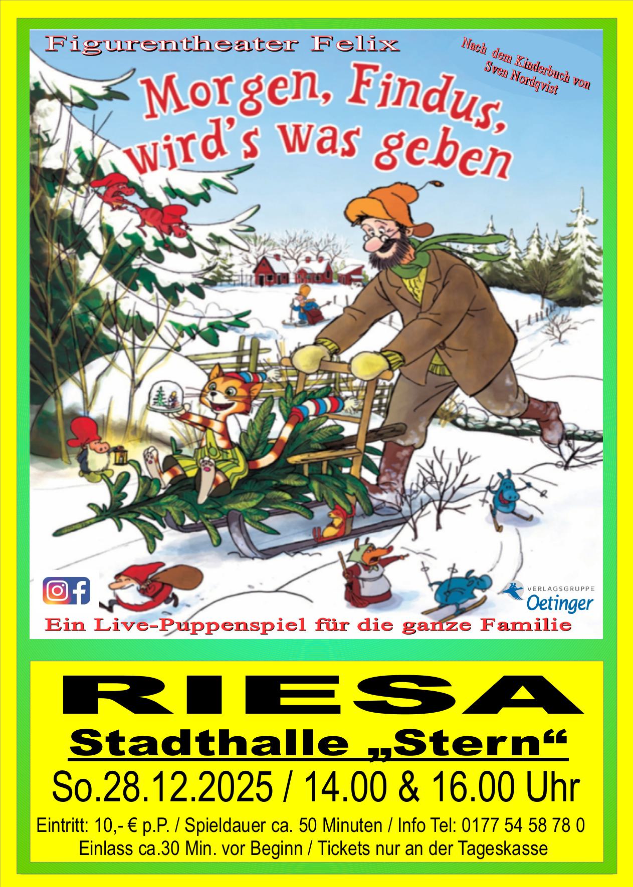 Morgen, Findus, wird´s was geben