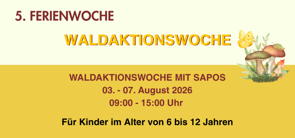 Ferienprogramm: Waldaktionswoche