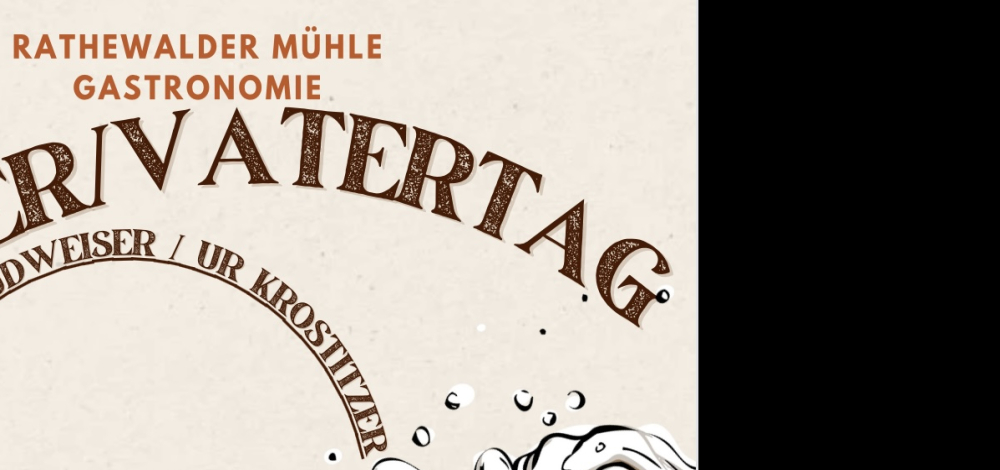 Männer/Vatertag Rathewalder Mühle Biergarten