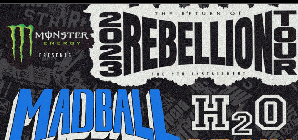 Rebellion Tour 2023 – Madball, H2O, Drain u.a.