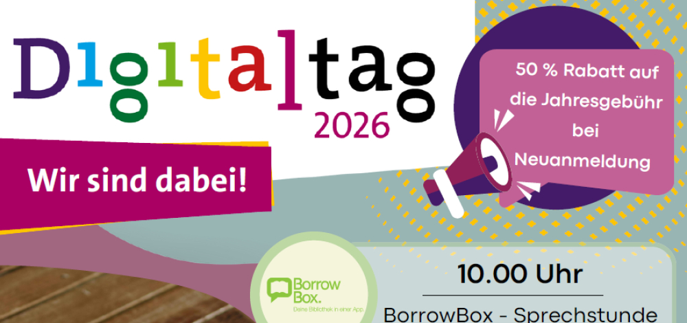 Digital in der Bibliothek? – Aber, Ja!