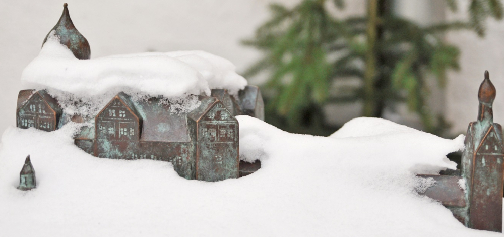 Der Rochsburg aufs Dach geschaut